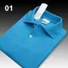 高品質ワニポロシャツ男性固体綿ショーツポロ夏カジュアルポロオム Tシャツ L01 メンズポロシャツポロシャツ