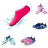 Unisex Buty wodne Skarpety Drukowanie Kolor Lato Aqua Beach Sneakers Nadmorski Sneaker Kapcie dla mężczyzn Kobiety Y0714