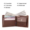 Wallets Cobbler Legend Brand Genuine Leather Men Handmade Men's Wallet Male Money Purses Coins With ID Card Holder