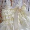 Baby Girls Princess кружевное платье пушистые 3 слоя цветок девушка платья ребенка без рукавов свадьба партия партия костюмы одежда Q0716