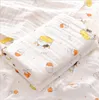 Детские одеяла Мягкая хлопчатобумажная мульсяная марлевая напечатанная пеленатканая упаковка ванна полотенце малыша коляска одеяло 13 дизайнов опционально B1144