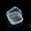 2000pcs Clear Plastic Box Coin Holder Container Chip Jewelry Square Storage Box Transparent Display Cases