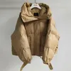 Toppies Femme À Capuche Outwear Chaud Pain Vestes Lâche Casual Bonbons Couleur veste d'hiver mode Coréen 211011