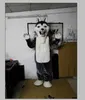 Halloween Wolf-Dog Mascot Traje de Alta Qualidade Personalizar Dos Desenhos Animados Anime Tema Caráter Unisex Adultos Outfit Natal Carnaval Fancy Dress