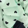 Binbi ours printemps et automne ensemble coréen à pois filles deux pièces pour enfants enfants bébé vêtements vêtements pour enfants 211224