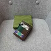 Высочайшее качество сумка мужчины женские кошельки кошелек кредитные карты оригинальные кожаные холст короткие складные кошельки геометрические шаблон кошельки монеты с коробками