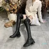 Boots Thigh High Female Winter Women Over The Knee Low-heeled Stretch Sexy Fashion Shoes 2021 Riding U788