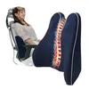 pain Large Size Back Support Pillow Memory Foam Backrest Massage office Chair cushion 211203