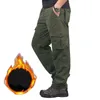 2021 Winter Cargo Broek Mens Warm Dikke Militaire Broek voor Mannen Plus Fluwelen Casual Leger Tactische Broek Mannen Pantalon Cargo G0104