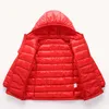 3-13 Yrs Barn Ytterkläder Pojke Baby Girl Hood Down Teenage Coat Vinter Kläder Kids Jacka Höst Vår Fall Toddler Kläder H0909