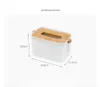creative easy to take paper desktop tissue box household living room Nanzhu small lifting tissue drawer