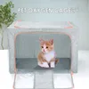 Cat Carriers Crates & Houses Pet Oxygen Cage Dog Atomization Linen Foldable Box Puppy Kitten Incubator With Nebulization Veterinar238n