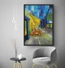 Vincent Van Gogh Cafe Terrace At Night Oil Painting Poster Print Home Decor Framed Or Unframed Photopaper Material