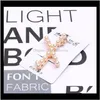 & Barrettes Jewelry Drop Delivery 2021 Ins Faux Pearl Women Clip High Quality Wholesale Custom Metal Cute Hair Clips Itk0N