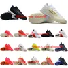 2021 Soccer Shoes X Speedflow + FG Rood / Kern Zwart / Solar Rood Schoenplaatsen SpeedFlow.1 TF Turf Voetbalschoenen Grootte US 6.5-11
