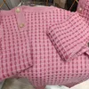 222 2021 활주로 봄 브랜드 같은 스타일 스웨터 긴 소매 크루 넥 패션 카디건 의류 고품질 Womens Xue