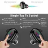 2021 Y30 TWS Trådlös Blutooth 5.0 Hörlurar Buller Avbryter headset HiFi 3D Stereo Sound Music In-Ear Earbouds för Android Ios med laddningslåda