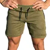 Hommes d'été Shorts de sport Joggers Casual Gymnases Coton Bodybuilding Pantalons de survêtement Mode broderie marque vêtements pour hommes 210713
