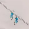 Lustige Schmetterling Bunte Pins Sicherheit Baumeln Ohrringe Für Frauen Mädchen Harajuku Punk Kühlen Tier Ohrringe Trendy Schmuck Neue 10set