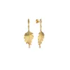 925 oro rosa oro margherita fiore fan serie orecchini orecchini orecchini da donna moda temperamento gioielli di lusso
