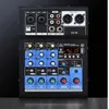 Profesjonalny mikser audio do przesyłania strumieniowej 4 -kanałowej cyfrowej konsoli miksowania DSP Wzmacniacz stereo DJ Studio Sound Card207T