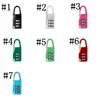 2021 Mini Dial cijfer Lock Nummercode Wachtwoord Combinatie Hangslot Security Travel Safe Lockpadlock Bagage Sloten van Gym