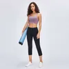 L-21 Women Yoga Pants Elastic Skinfriendly Outfit Drawcord Waist Sports and Leisure Sweat-wicking Straight-Leg for Fitness Joggers Trousers