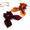 Ny Mode Elegant Gummi Bands Hårband Kvinnor Söt Bow Knot Hår Ring Head Hoops Girls Vintage Headbands Headwear Tillbehör