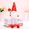 Party Supplies Gnomes Valentine's Day Decorations Mr Mrs Plush Scandinavian Tomte Doll Valentines Gift Home Table Ornaments XBJK2201