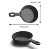 8.5cm Cast Iron Pot Cookware Mini Small Frying Pan Shaped Egg Mold Breakfast Egg Frying Pots for Kitchen Cooking Tool Barbecue 210319