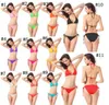 Kadın Giyim Mayo Mayo Mayolar Seksi Bikini Kadınlar Için Plaj Katı Dize Bikinis Iki Parçası 11 Renkler ZZA241