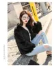 Women's Fur & Faux Short Women Coats Soft Warm Paragraph Fashion Korean Style Female Imitation Coat Trim Fluffy Jacket