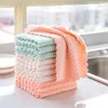Microfiber Strong Absorbent Cleaning Cloths Soft Scouring Pad Non-Stick Oil Dry and Wet Rag Kitchen Towel RRA10901