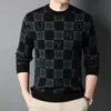 Men's Sweaters Knit Designer Top Fashion Grade Street Wear Pullover Warm Sweater Autum Winter Casual Jumper Mens Clothing 2021