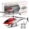 2021 Ny 3 5ch Single Blade 50cm Big Size Remote Control Helicopter Metal Stor RC Helicopter med Gyro RTF Hållbar utomhus Toy1977270097