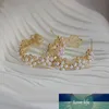 Nouvelles boucles d'oreilles en perles de fleurs pour femmes, tendance, cristal, Rose, fleur, flocon de neige, Zircon, bijoux de personnalité, cadeaux, prix d'usine, conception experte, qualité