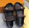 2021 Vrouwen en Mannen Sandalen Slippers Borduurwerk Designers Slides Sandaal Blocade Flip Grootte 35 tot 45