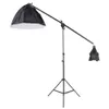 Фотография студии освещения Kit Softbox Photo Studio видео Оборудование фона Cantilever Light STAND RUSS