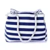 HBP Sac de shopping de loisirs pour femmes non portables Mode Stripe Toile Grande capacité Voyage Zipper Sac à bandoulière 1 sport.0018