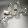 DHL 10mm 14mm 18mm Mâle Femelle Clair Épais Pyrex Verre Brûleur À Huile Tuyaux Dab Rigs Eau Bongs Bols pour Fumer Bong dhgate420