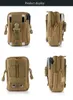 Universal Outdoor Tactical Holster Military Molle Hip Waist Belt Bag Wallet Pouch Purse Phone Cases with Zipper for iPhone/Samsung/LG/SONY