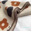 Inverno Giappone e Corea del Sud fiori dolci bifacciale ispessito caldo studente imitazione cachemire sciarpa di lana lavorata a maglia Bavaglino femminile
