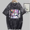 Roronoa Zoro T-Shirt Cosplay Unisex Giysi Anime Harajuku Sıcak Komik Tek Parça Moda Yaz Kravat Boya T-shirt Y220214