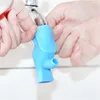 Silikonvattenkran Förlängning Hög elastisk handfat Barn Tvättsystem Badrum Kökshandtag Kran Guide Faucet Extender LX4272