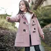 Pink Children Spring Winter For Kids Girl Casual Hooded Coat Outerwear Teenage Thick Outwear Jackets High Quality3149441