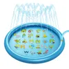 170CM Baby Toys Water Mat Children's mat Summer Beach Inflatable Spray Water Cushion Outdoor Lawn Baby Play Mat Games Playmat 210724