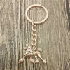 Keychains Poodle Key Chains Fashion Pet Dog Jewellery Car Keychain Bag Keyring For Women Men6665855