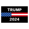 Трамп Флаги 3x5 FT 2024 Переизбрать Сохранить Америку вновь Флаг с латунными втулки Патриотический баннер Открытый Внутренний Украшение