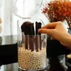 Tillbehör Förpackningsarrangörer Pearl Clear Acrylic Cosmetic Organizer Makeup Brush Container Lagring Box Holder Lipstick Pencil