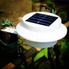 3 LED'ler Bahçe LED Güneş Işık Açık Su Geçirmez Bahçe Yard Duvar Yolu Lambası Ampul Lambaları Güneş Enerjili Driveways Parti